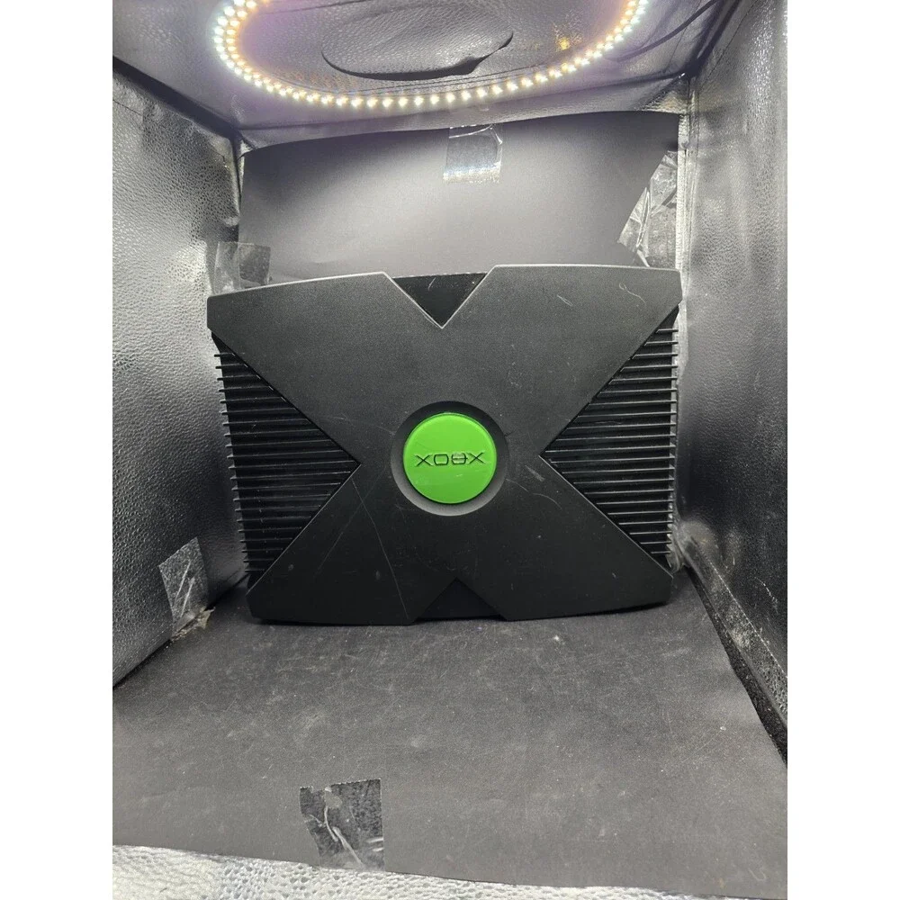 Original Microsoft Xbox Top Shell / Case Lid ONLY – Black – Replacement Part
